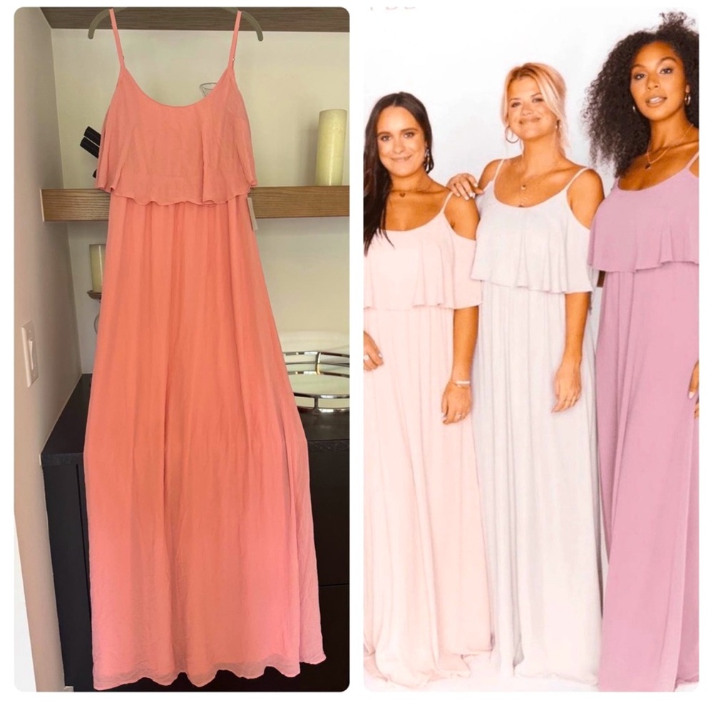 Show Me You Mumu Caitlin Ruffle Maxi Dress